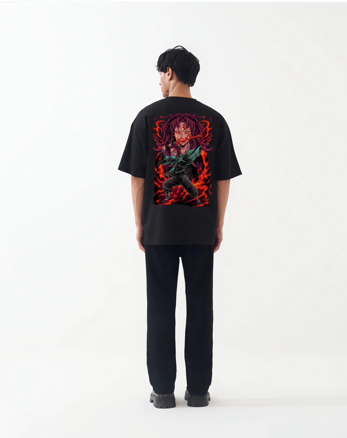 Tanjiro Kamado Demons Slayer / Oversized Tshirt