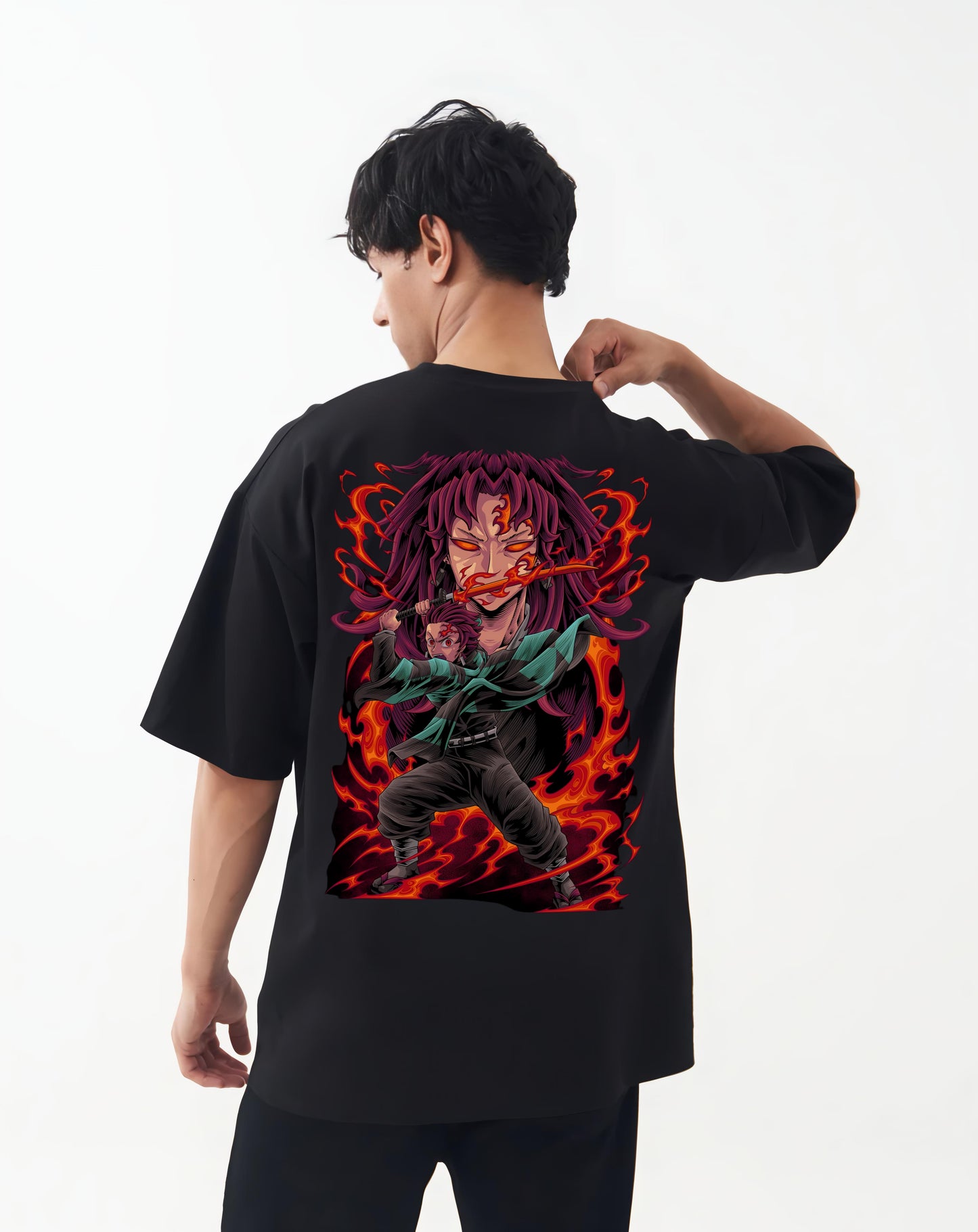 Tanjiro Kamado Demons Slayer / Oversized Tshirt