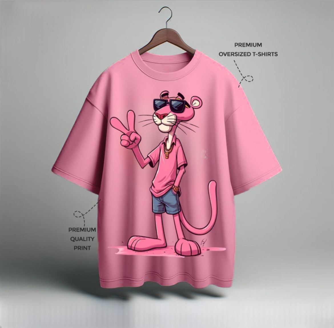 Pink Panther / Oversized Tshirt